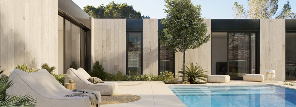 Inhaus Pool Modular high-end house with prefab pool - Motril model - Inhaus France