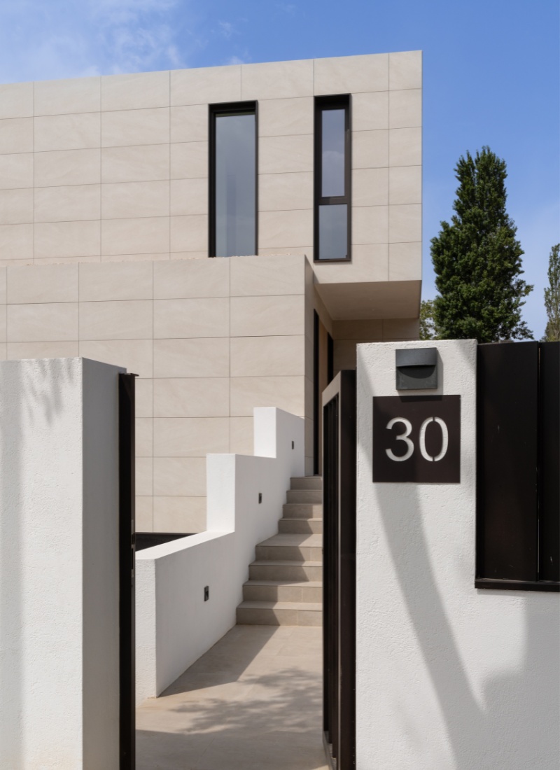 Entrée maison préfabriquée compacte en Espagne