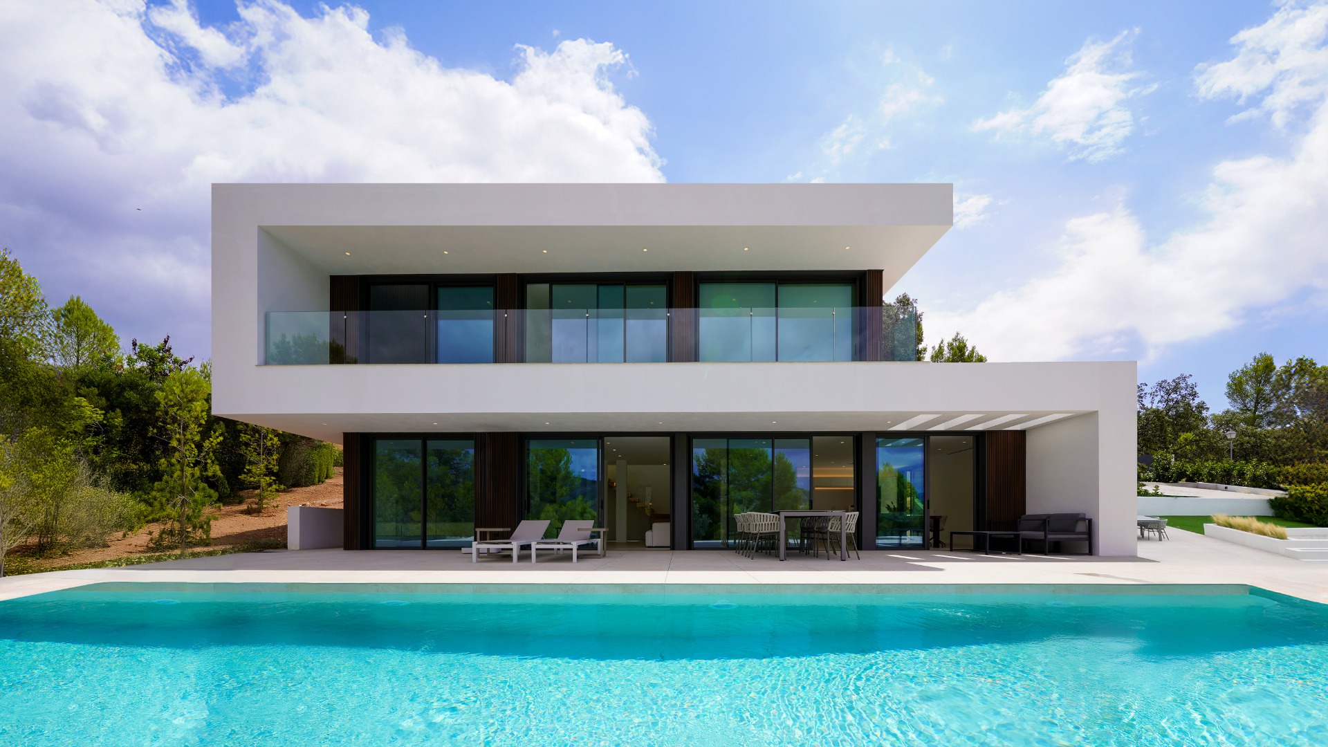 Façade principale maison modulaire du catalogue modèle Saint-Tropez