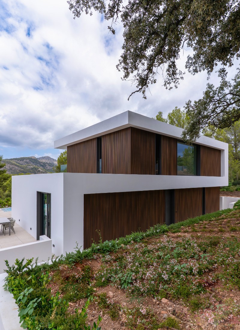 Maisons modulaire Saint-Tropez façade en bois technologique