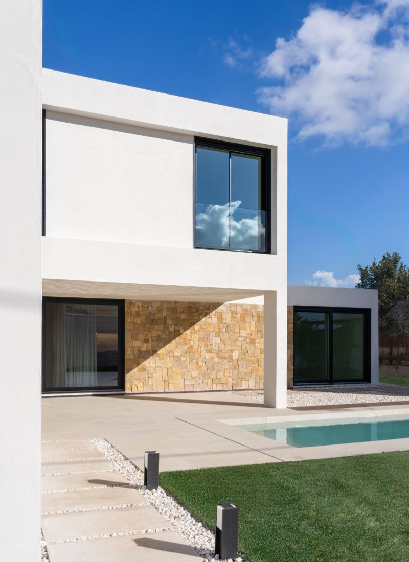 Porche maison préfabriquée à Ibiza