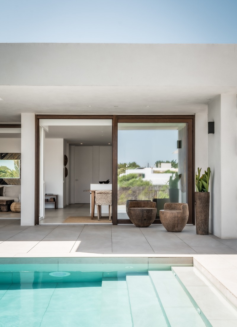 Piscine maison modulaire compacte à Minorque