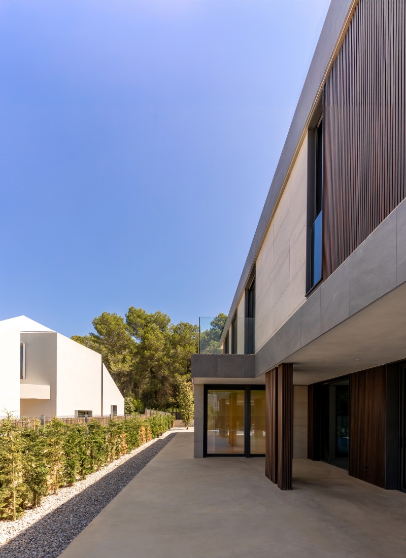 Maison modulaire vue extérieure