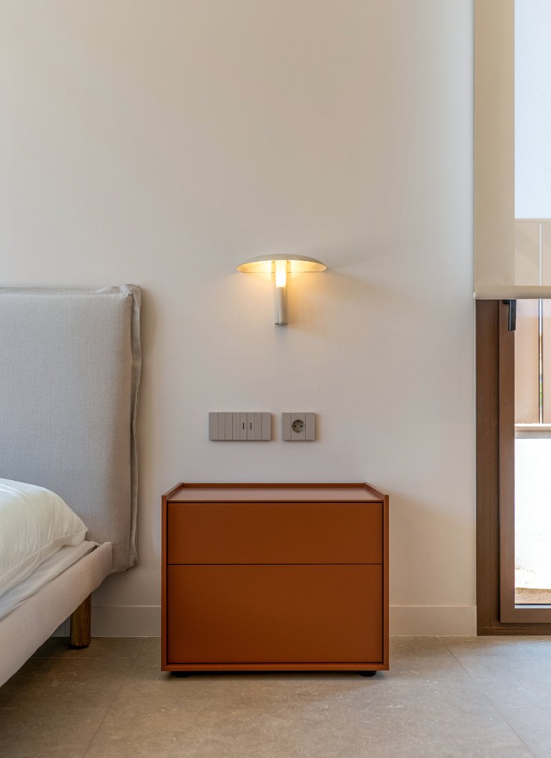 Chambre au design intérieur raffiné