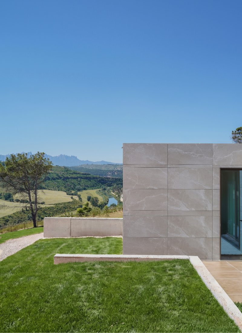 Maison modulaire avec vue sur le paysage